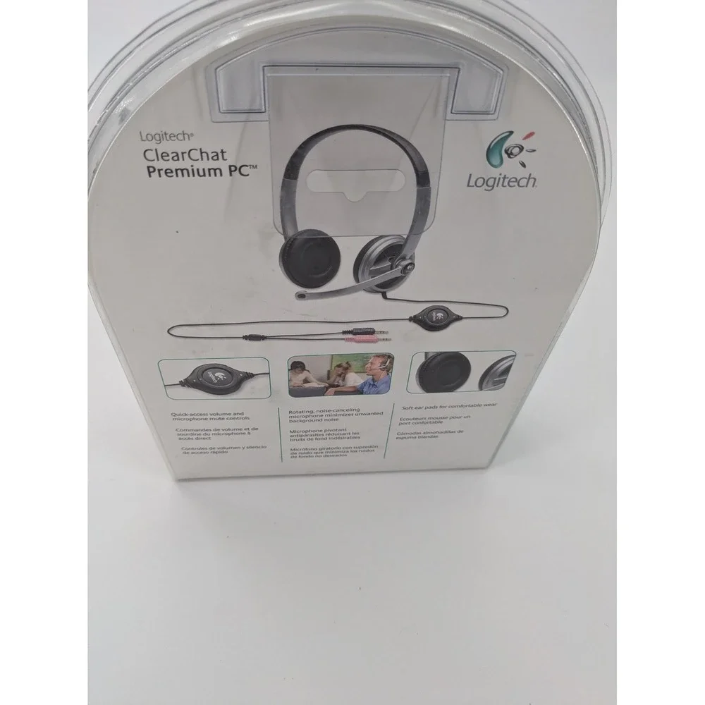 Logitech ClearChat Premium PC Headset Noise Canceling BRAND‎ NEW